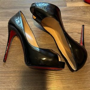 Christian Louboutin peep toe heels size 38
